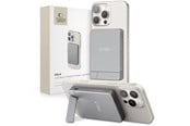 Powerbank - Tech-Protect Powerbank PB14 LifeMag MagSafe 5000 mAh - Grey Powerbank - Grå - 5000 mAh - 5906302362783