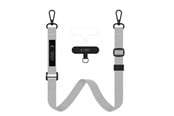 Mobil - Andet Tilbehør - Tech-Protect C6S Long Phone Lanyard - Grey - 5906302362882