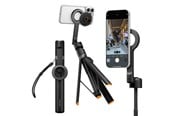 Mobil - Andet Tilbehør - Spigen S582W Tripod Bluetooth Selfie Stick (Mag Fit+) - Black - AMP11372