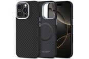 Mobil - Covers & Cases - Tech-Protect  Ion Carbon MagSafe Case for iPhone 16 Pro - Black and Gray - 5906302363308