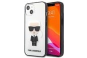 Mobil - Covers & Cases - Karl Lagerfeld Iconik Karl Case for iPhone 13 mini - Transparent - 3666339028015