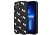 Mobil - Covers & Cases - Karl Lagerfeld Allover Case for iPhone 13 mini - Black - 3666339049683