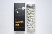 Tastatur - Ducky White - 115 Keycap set - Seamless Double-shot PBT - Nordic Layout - DKSA115-FIPDWNNO2