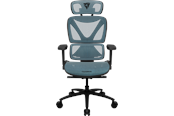 Gamer Stol - TX3 XTC Mesh Kontorstol - Sort / Blå - Netstof - Op til 125 kg - TEGC-3073101.B1