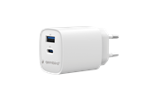Mobil - Adaptere & Opladere - Gembird 2-port 45 W USB fast charger - TA-UC-1A1C-PD45-01-W