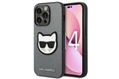 Mobil - Covers & Cases - Karl Lagerfeld Saffiano Choupette Head Patch case for iPhone 14 Pro - silver - 3666339077013