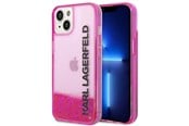 Mobil - Covers & Cases - Karl Lagerfeld Liquid Glitter Elong Case for iPhone 14 Plus - Pink - 3666339091590