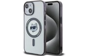 Mobil - Covers & Cases - Karl Lagerfeld KLHMP15SHCHNOTK iPhone 15 6.1" transparent hardcase IML Choupette`s Head MagSafe - 3666339162030