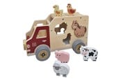 Trælegetøj - Playwood Wooden Shape Car Farm Animals - RS303A