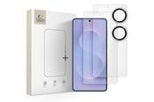 Mobil - Beskyttelsesglas - Tech-Protect Glass Set+ 3-pack Tempered Glass for Samsung Galaxy S25 Edge - Clear - 5906302368204