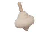 Trælegetøj - Playwood Unpainted Wooden Spinning Top - RS472
