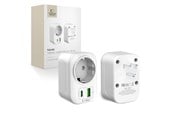 Mobil - Adaptere & Opladere - Tech-Protect TA100 US Adapter - White - 5906302368532