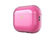 Mobil - Andet Tilbehør - KeyBudz Jelly Series Transparent Case for AirPods Pro 3rd Gen - Neon pink - APP3_S10_NPK