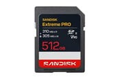 Hukommelseskort - SANDISK Extreme PRO - flash memory card - 512 GB - SDXC UHS-II - SDSDXDE-512G-GN4IN