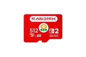 Hukommelseskort - SANDISK microSD Express Nintendo - 880MB/s - 512GB - SDSQXFN-512G-GR6ZN