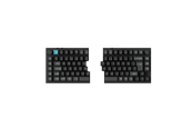 Tastatur - Keychron Q11 Ultra 75% Split 8K Wireless Tri-Mode - POM Red - Gaming Tastatur - Uden Numpad - Nordisk - Sort - Q11U-M1-BO