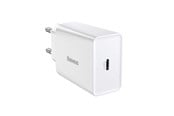 Mobil - Adaptere & Opladere - Baseus Speed Mini Quick Charger USB-C PD 3A 20W - White - CCFS-SN02