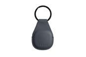 Mobil - Andet Tilbehør - Mujjo Leather AirTag Keychain - Basalt - MUJJO-KY-001-BS