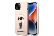 Mobil - Covers & Cases - Karl Lagerfeld KLHCP14MSNIKBCP iPhone 14 Plus 6.7" hardcase pink/pink Silicone Ikonik - 3666339098629