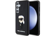 Mobil - Covers & Cases - Karl Lagerfeld 3D Rubber Ikonik case for Samsung Galaxy S24 - black - 3666339241995