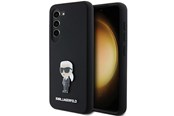 Mobil - Covers & Cases - Karl Lagerfeld Silicone Ikonik Metal Pin case for Samsung Galaxy S24+ - black - 3666339259242
