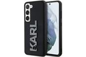 Mobil - Covers & Cases - Karl Lagerfeld 3D Rubber Glitter Logo case for Samsung Galaxy S24 - black - 3666339259082