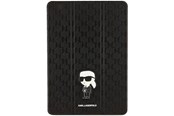 Tablet - Covers & Cases - Karl Lagerfeld Saffiano Monogram Ikonik Case for iPad 10.2" 2019 (7th gen.) Folio Magnet Allover Cover - Black - 3666339119119