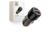 Mobil - Adaptere & Opladere - Tech-Protect CC03 95W Car Charger 2-Ports USB-A / USB-C - Black - 5906302361670