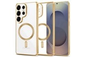 Mobil - Covers & Cases - Tech-Protect MagFlex Case for Samsung Galaxy S26 Ultra - Clear Gold - 5906302390212