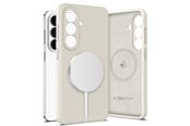 Mobil - Covers & Cases - Tech-Protect Silicone MagSafe Case for Samsung Galaxy S26+ - Beige - 5906302390311