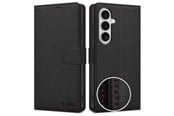 Mobil - Covers & Cases - Tech-Protect Wallet Case for Samsung Galaxy S26 - Black & Red - 5906302390403