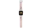 Smartwatch - Tilbehør - Karl Lagerfeld 3D Rubber Karl&Choupette Heads strap for Apple Watch 42/44/45/49mm - pink - 3666339259273