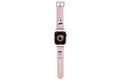 Smartwatch - Tilbehør - Karl Lagerfeld 3D Rubber Karl&Choupette Heads strap for Apple Watch 38/40/41mm - pink - 3666339259266