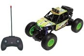 Fjernstyret - RC Beast Rock Climbing Truck Green 1:24 27 MHz Pla - 24034B