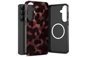 Mobil - Covers & Cases - Tech-Protect Lamano MagSafe Case for Samsung Galaxy S26+ - Brown and Black - 5906302390663