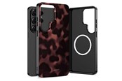 Mobil - Covers & Cases - Tech-Protect Lamano MagSafe Case for Samsung Galaxy S26 Ultra - Brown and Black - 5906302390670