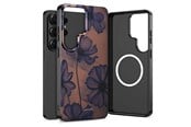 Mobil - Covers & Cases - Tech-Protect Lamano MagSafe Case for Samsung Galaxy S26 Ultra - Brown and Purple - 5906302390700