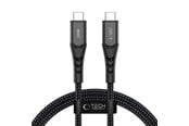 USB kabel - Tech-Protect Ultraboost UB11T USB-C / USB-C PD 100W / QC3.0 100 cm Cable - Black - 5906302390717