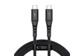 USB kabel - Tech-Protect Ultraboost UB11T USB-C / USB-C PD 100W / QC3.0 200 cm Cable - Black - 5906302390724