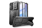 Mobil - Covers & Cases - Tech-Protect Kevlar Cam+ 2-Set Case for Samsung Galaxy A57 5G - Black - 5906302390915