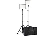 Kamera & objektivtilbehør - Nanlite LumiPad 25 LED 2 Light kit with stand and bag - LUMIPAD 25 2KIT