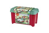 Konstruktionslegetøj - Abrick Ecoiffier  Train Track Construction Set - Station and Accessories - 140 pcs. - 1348