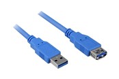 USB kabel - Sharkoon - USB extension cable - USB Type A to USB Type A - 1 m - 4044951015672