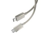 USB kabel - Spigen Essential USB-C to USB-C 60W Fabric Cable - 1.5m - Gunmetal - ACA10418