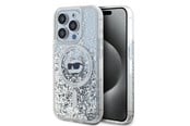 Mobil - Covers & Cases - Karl Lagerfeld Liquid Glitter Choupette Head MagSafe case for iPhone 13 Pro Max - transparent - 3666339285678