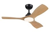Lamper - Philips Olas Fan ceiling 42' 30W+24W BK&Wood - 929004750401