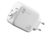 Mobil - Adaptere & Opladere - CELLULAR line power adapter - retractable - 24 pin USB-C (female) 24 pin USB-C (male) - 30 Watt - ACHROLLUSBCGAN30WW