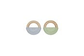 Babylegetøj - OYOY MINI Regnbue-bidering - pakke med 2 - M107541