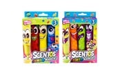 Kreativt Legetøj - Scentos Jumbo Markers Asst 3 pcs CDU - 2610498