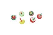 Legetøj - Duckiez Wooden Spinning Top Fruit Theme - 8805